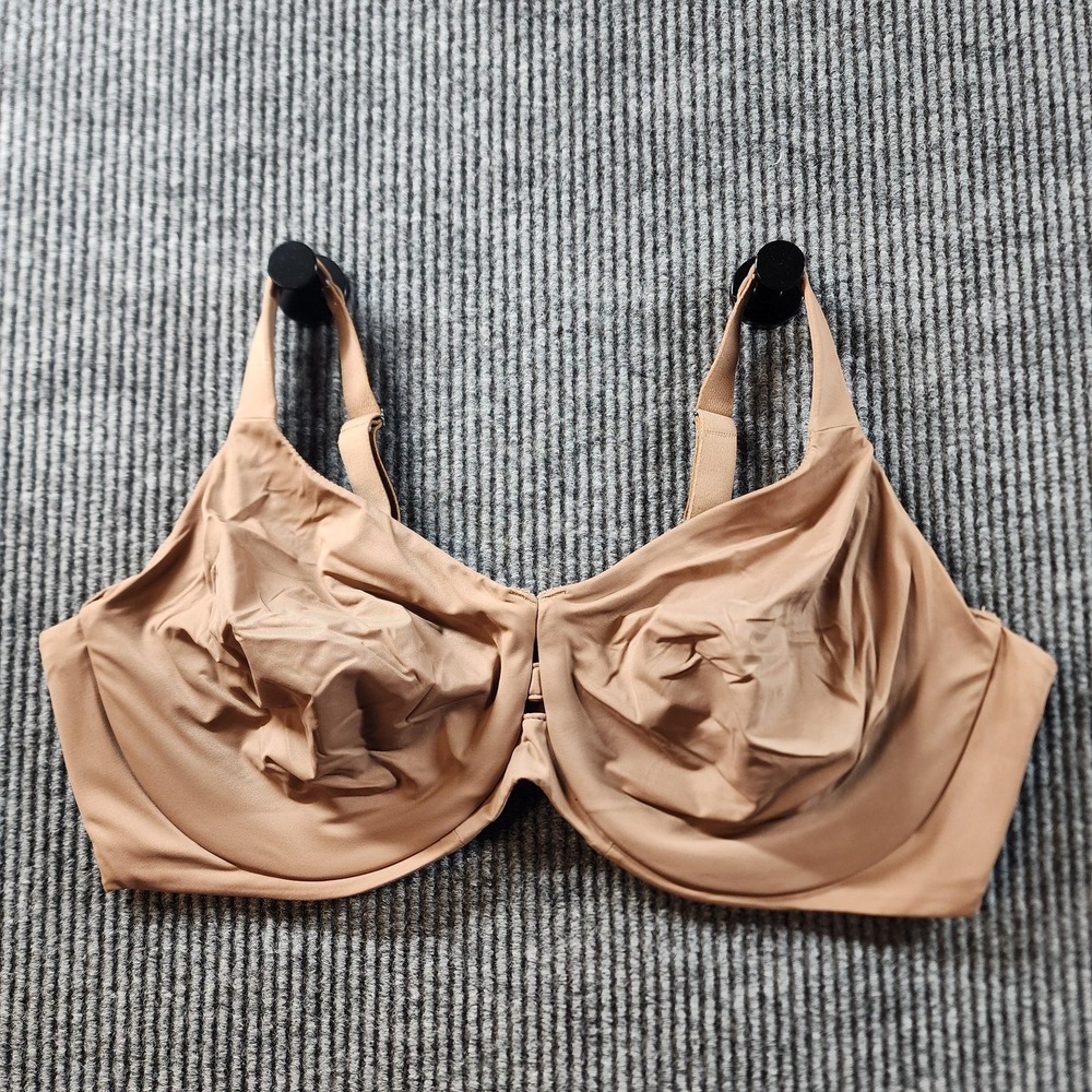 Spanx Low Profile Minimizer BraWomens 42DDD Beige T-Shirt Underwire